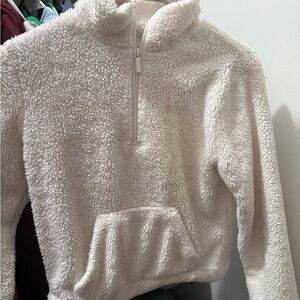 Cozy Cream Sherpa Pullover Sweater